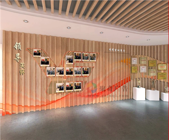 黨史展覽館_黨建文化墻設計